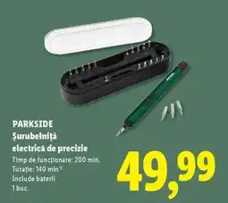 Lidl PARKSIDE Șurubelniță electrică de precizie Ofertă