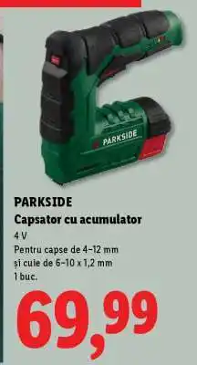 Lidl PARKSIDE Capsator cu acumulator Ofertă