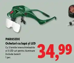 Lidl PARKSIDE Ochelari cu lupă și LED Ofertă