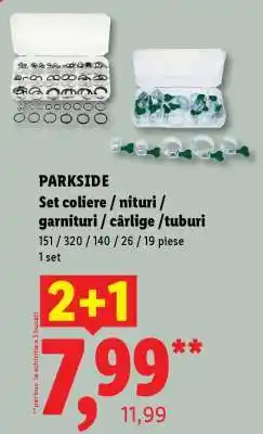 Lidl PARKSIDE Set coliere / nituri / garnituri / cârlige / tuburi Ofertă