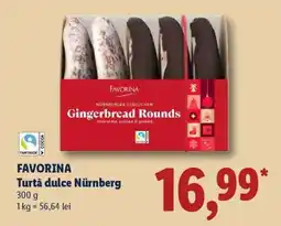 Lidl FAVORINA Turtă dulce Nürnberg Ofertă