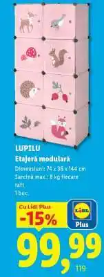 Lidl LUPILU Etajeră modulară Ofertă
