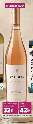 Carrefour Vin rose sec Busuioacă de Bohotin Strunga Ofertă