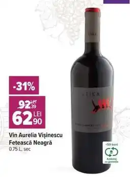 Carrefour Vin Aurelia Vișinescu Fetească Neagră Ofertă