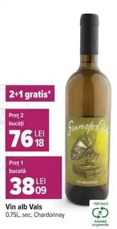 Carrefour Vin alb Vals Ofertă
