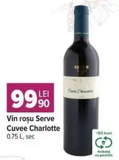 Carrefour Vin roșu Serve Cuvee Charlotte Ofertă