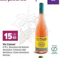 Carrefour Vin Cotnari Ofertă