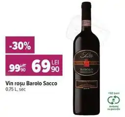 Carrefour Vin roșu Barolo Sacco Ofertă