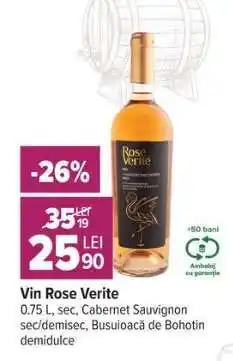 Carrefour Vin Rosé Verite Ofertă
