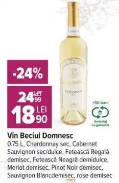 Carrefour Vin Beciul Domnesc Ofertă