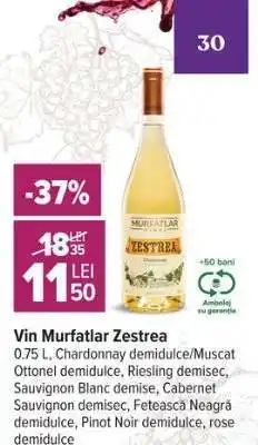 Carrefour Vin Murfatlar Zestrea Ofertă