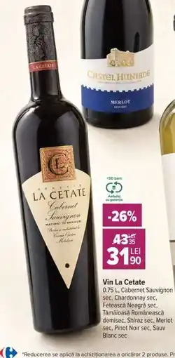 Carrefour Vin La Cetate Ofertă