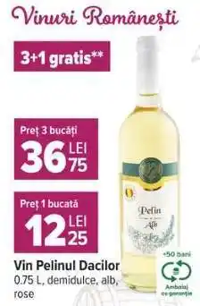 Carrefour Vin Pelinul Dacilor Ofertă