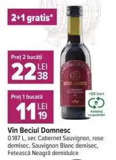 Carrefour Vin Beciul Domnesc Ofertă