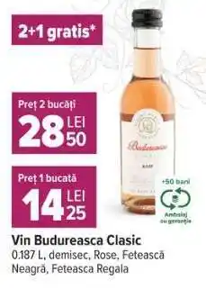 Carrefour Vin Budureasca Clasic Ofertă