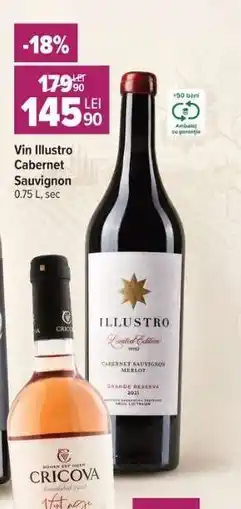 Carrefour Vin Illustro Cabernet Sauvignon Ofertă