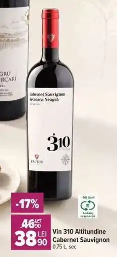 Carrefour Vin 310 Altitudine Cabernet Sauvignon Ofertă