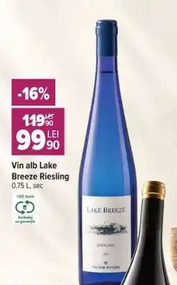 Carrefour Vin alb Lake Breeze Riesling Ofertă