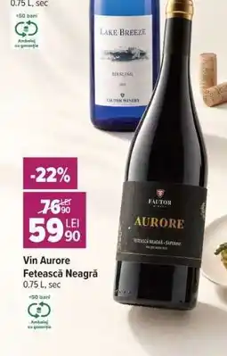 Carrefour Vin Aurore Fetească Neagră Ofertă