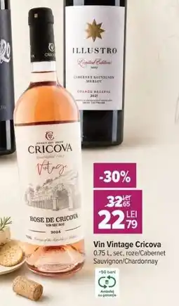 Carrefour Vin Vintage Cricova Ofertă