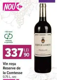 Carrefour Vin roșu Reserve de la Comtesse Ofertă