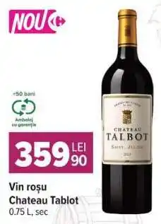 Carrefour Vin roșu Chateau Talbot Ofertă