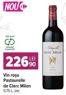 Carrefour Vin roșu Pastourelle de Clerc Milon Ofertă
