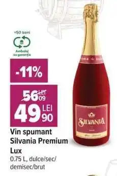 Carrefour Vin Spumant Silvania Premium Lux Ofertă