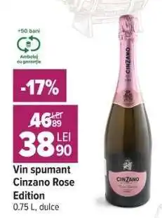 Carrefour Vin spumant Cinzano Rose Edition Ofertă