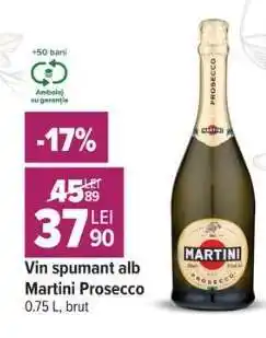 Carrefour Vin spumant alb Martini Prosecco Ofertă
