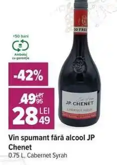 Carrefour Vin spumant fără alcool JP Chenet Ofertă