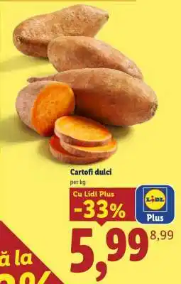 Lidl CARTOFI DULCI Ofertă