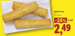 Lidl Ștrudel cu iaurt Ofertă