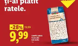 Lidl Campo Largo Fasole albă bob mediu Ofertă