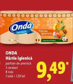 Lidl ONDA Hârtie igienică Ofertă