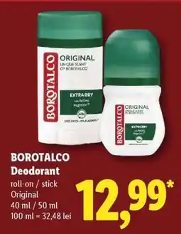 Lidl BOROTALCO Deodorant Ofertă