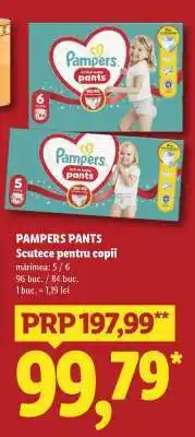 Lidl PAMPERS PANTS Ofertă