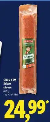 Lidl CRIS TIM Salam săsesc Ofertă
