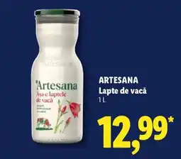 Lidl Artesana Lapte de vacă Ofertă