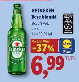 Lidl HEINEKEN Bere blondă Ofertă