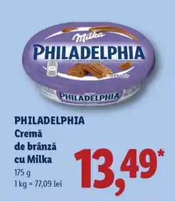 Lidl PHILADELPHIA Cremă de brânză cu Milka Ofertă