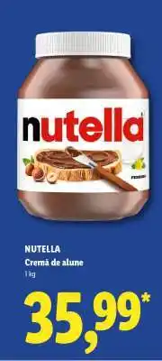 Lidl Nutella Ofertă