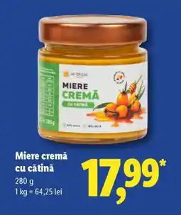 Lidl Miere cremă cu cătină Ofertă