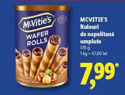 Lidl MCVITIE'S Rulouri de napolitană umplute Ofertă
