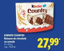 Lidl Kinder Country Ofertă