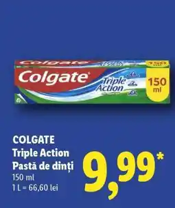 Lidl Colgate Triple Action Pastă de dinți Ofertă