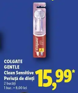 Lidl COLGATE GENTLE Clean Sensitive Periuță de dinți Ofertă