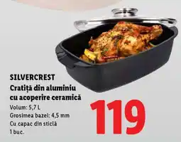 Lidl SILVERCREST Cratiță din aluminiu cu acoperire ceramică Ofertă