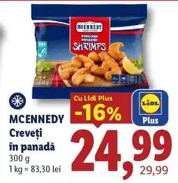 Lidl MCENNEDY Creveți în panadă Ofertă