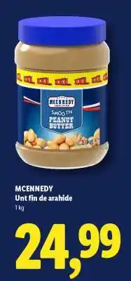 Lidl MCENNEDY Unt fin de arahide Ofertă